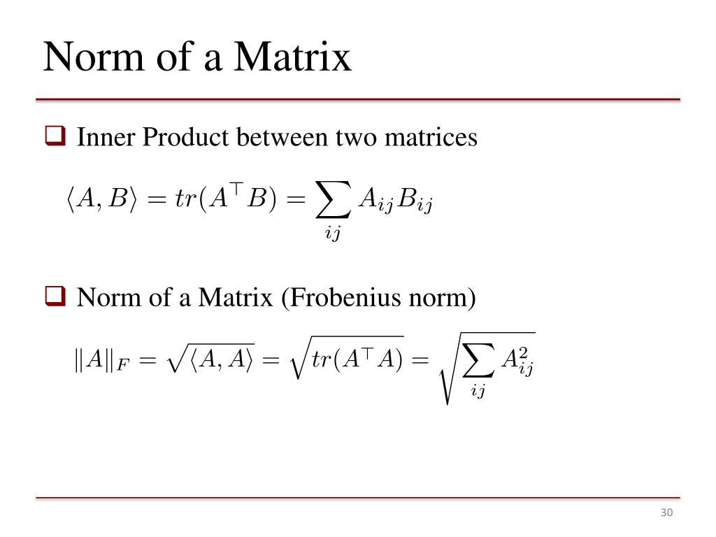 PPT Review of Linear Algebra PowerPoint Presentation, free download