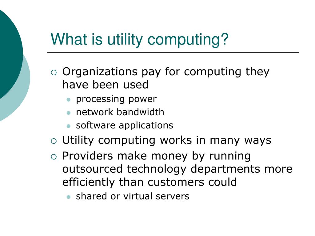 PPT Utility Computing PowerPoint Presentation, free download ID6064432
