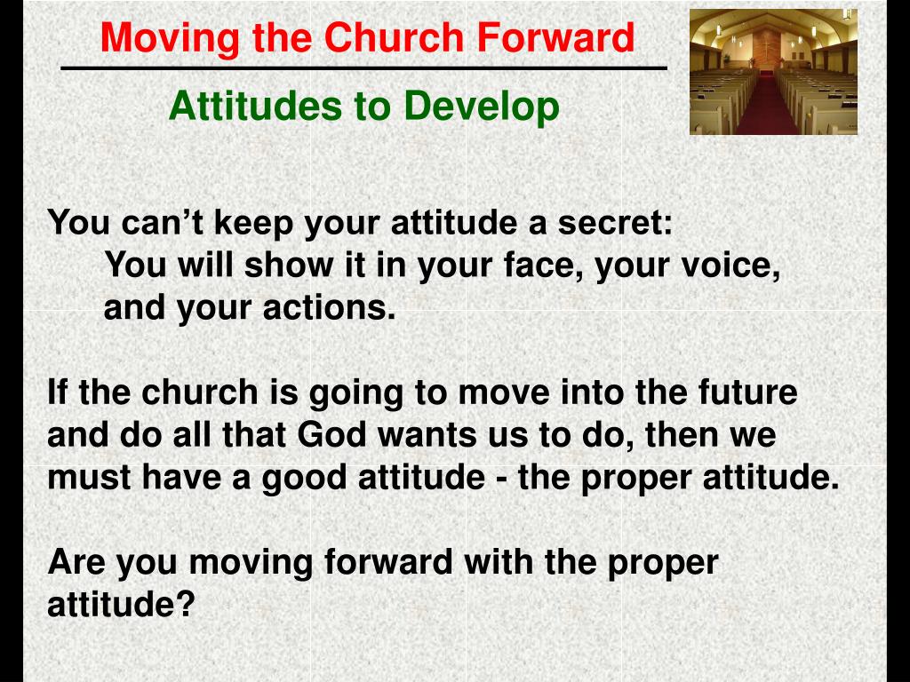PPT Moving the Church Forward PowerPoint Presentation, free download