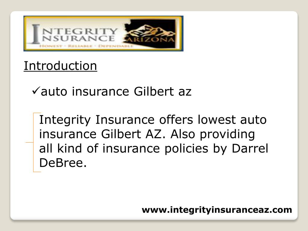 PPT insurance services Gilbert AZ PowerPoint Presentation, free download ID6067678