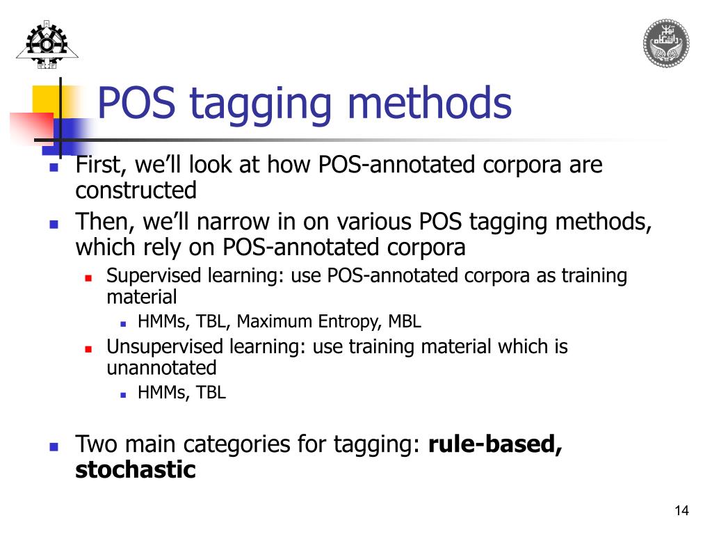 PPT Chapter 5 POS Tagging PowerPoint Presentation, free download