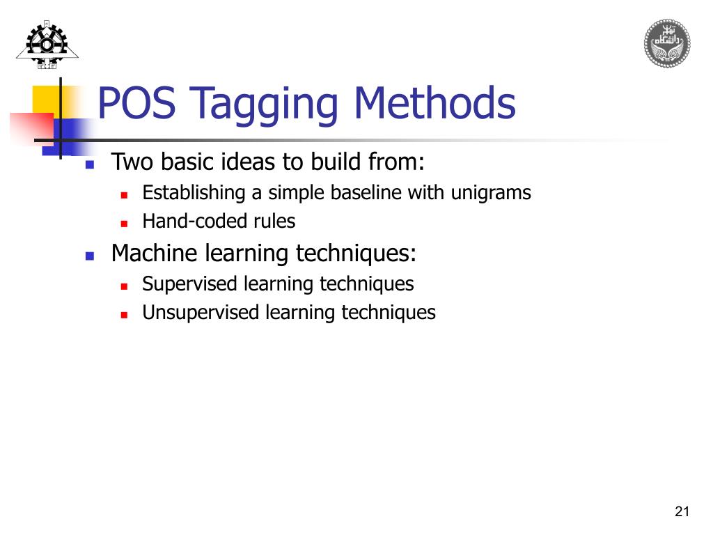PPT Chapter 5 POS Tagging PowerPoint Presentation, free download