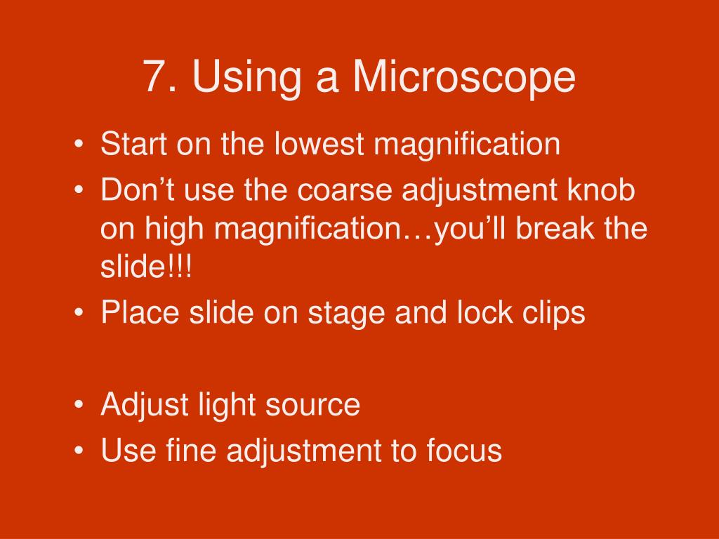 PPT Aim 8 The microscope, an instrument in scientific investigation