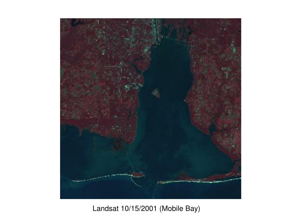 PPT Mobile Bay Water Quality Assessment Using NASA Spaceborne Data
