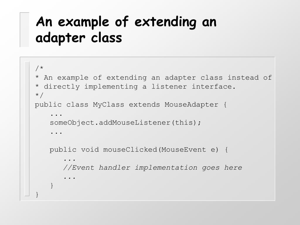 PPT Responding to User Input (GUI Event Handling) PowerPoint