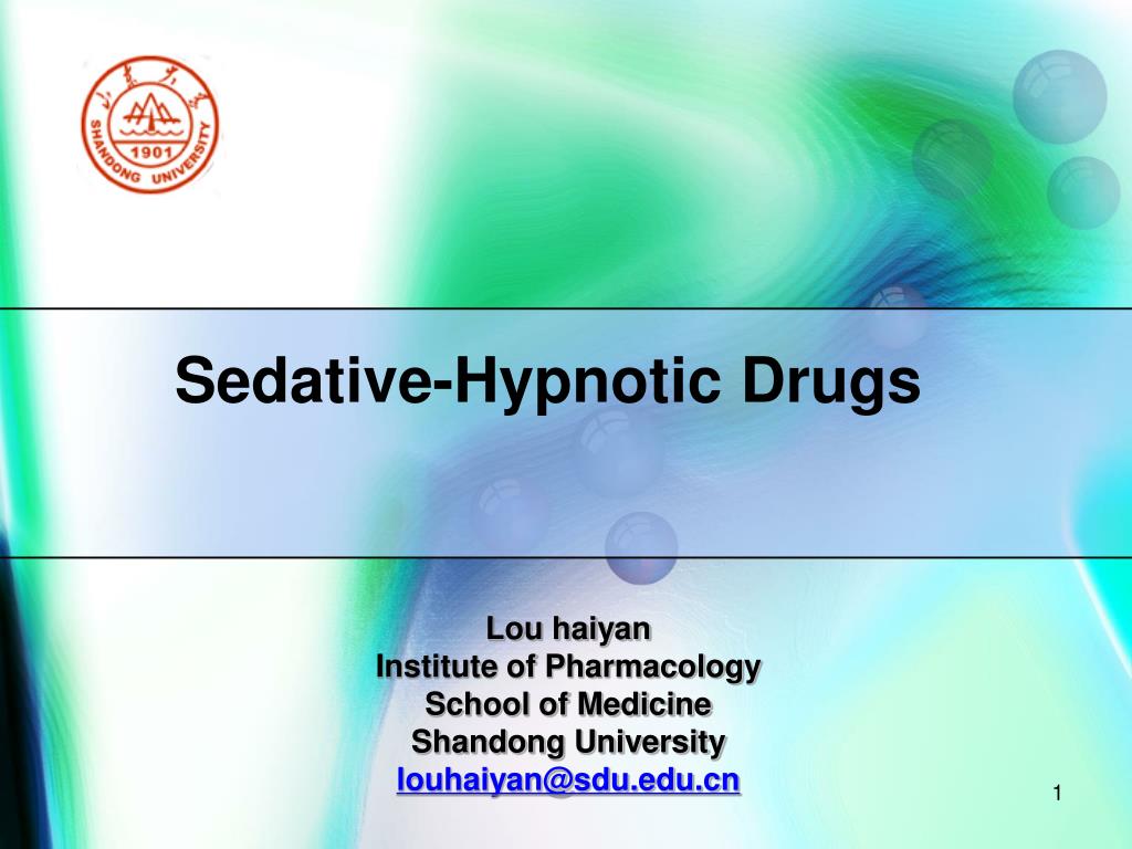 PPT SedativeHypnotic Drugs PowerPoint Presentation, free download ID6082959