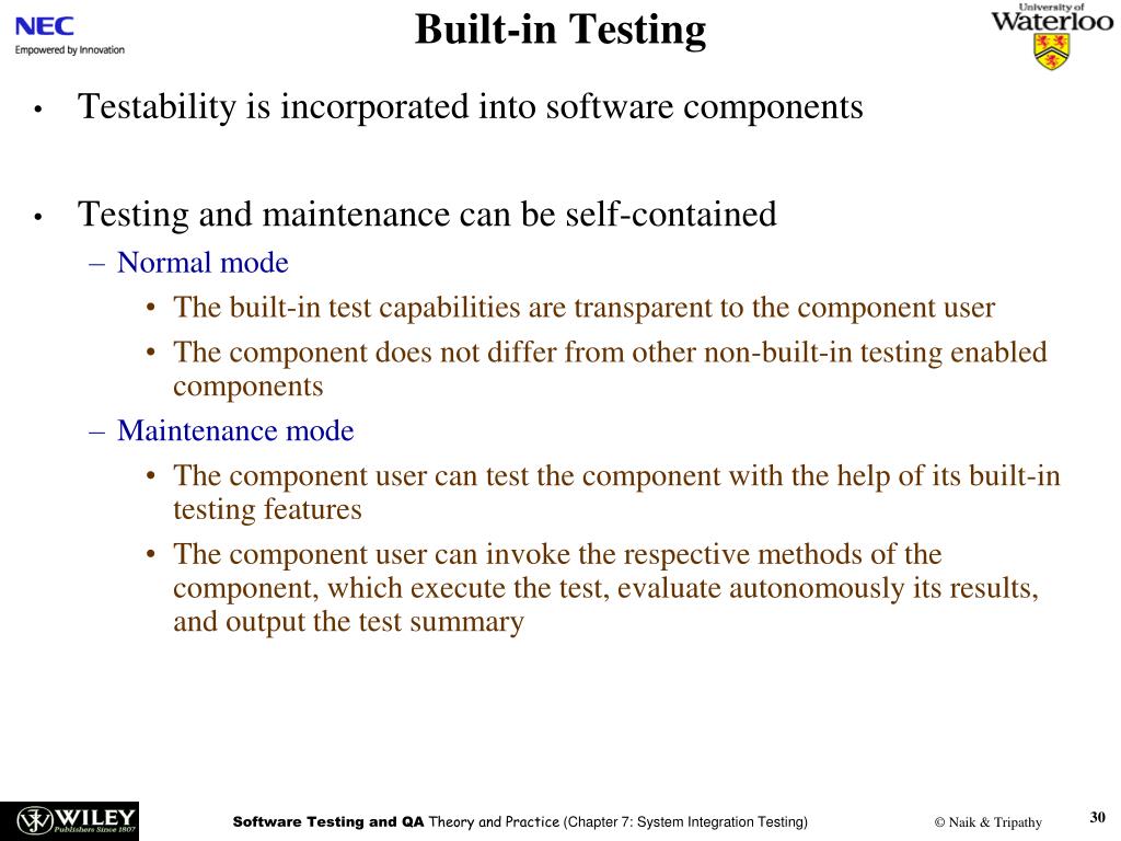 PPT Software Testing and Quality Assurance Theory and Practice