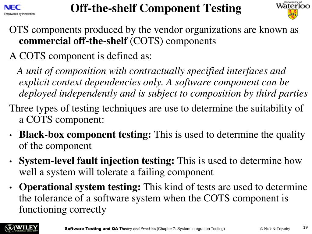 PPT Software Testing and Quality Assurance Theory and Practice