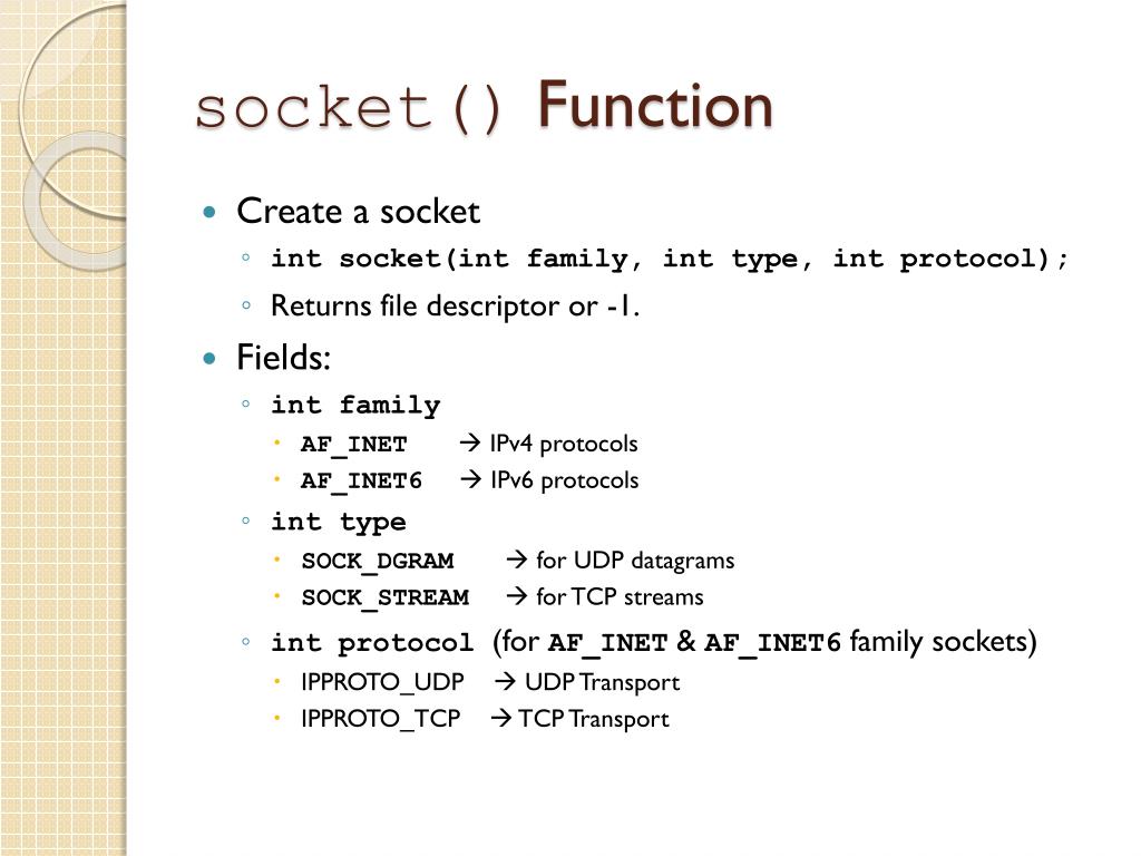 PPT Programming with UDP I PowerPoint Presentation, free download