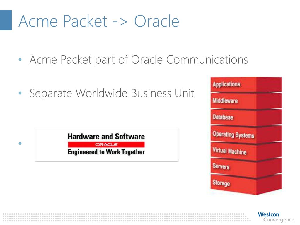 PPT Oracle Acme Packet Enterprise solutions PowerPoint Presentation