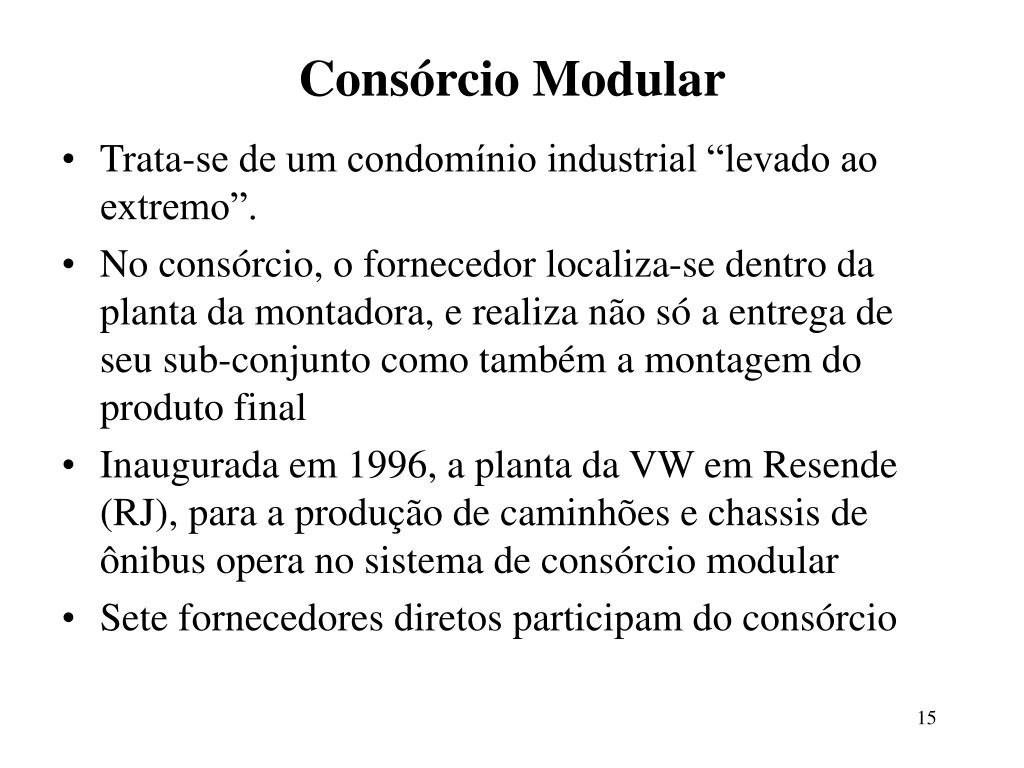 PPT Consórcio Modular PowerPoint Presentation, free download ID6086529