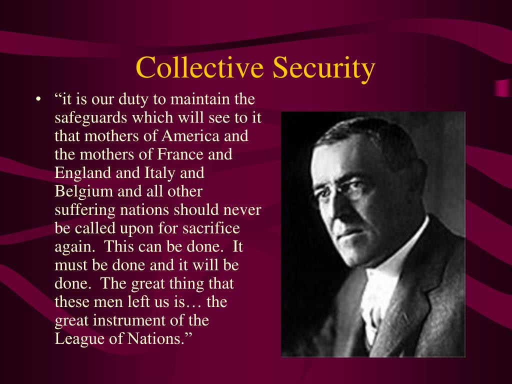 PPT The League of Nations and Collective Security PowerPoint