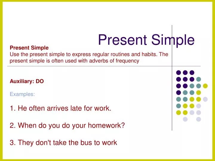 Ppt Present Simple Powerpoint Presentation Free Download Id 6089646