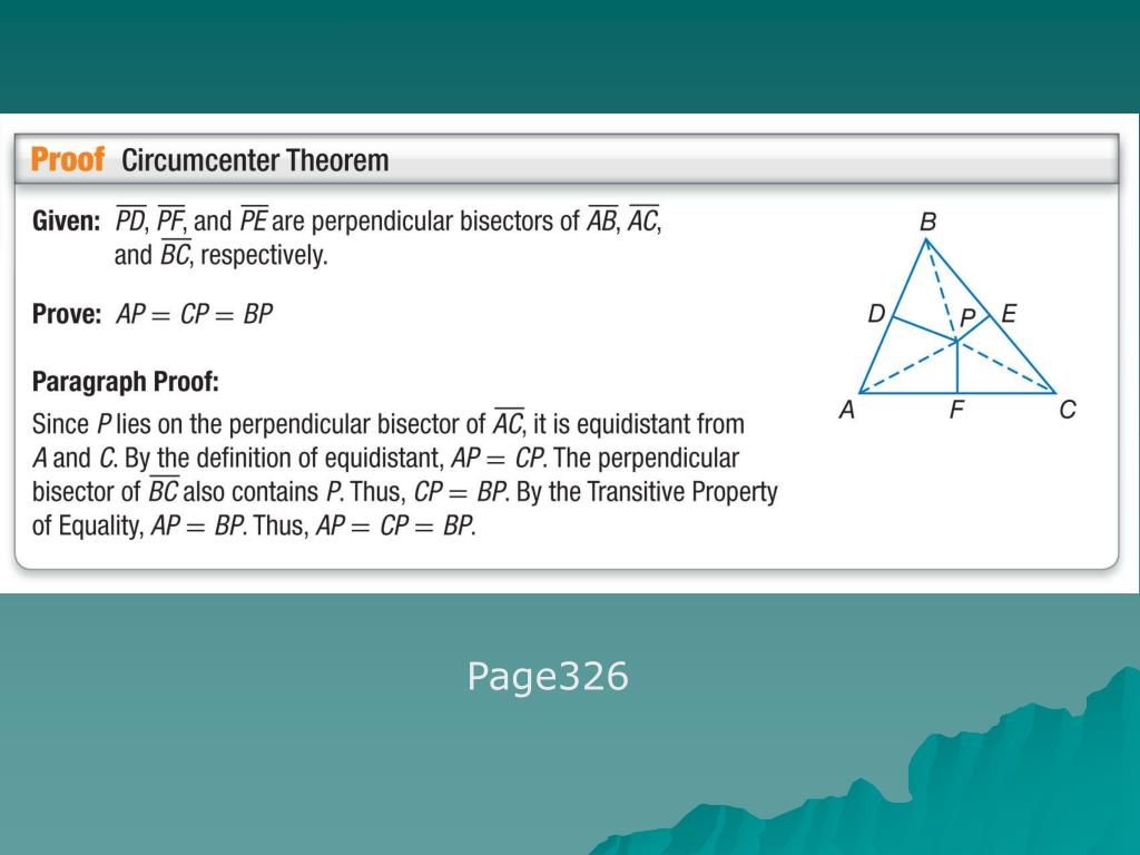 PPT 51 Bisectors of Triangles PowerPoint Presentation, free download