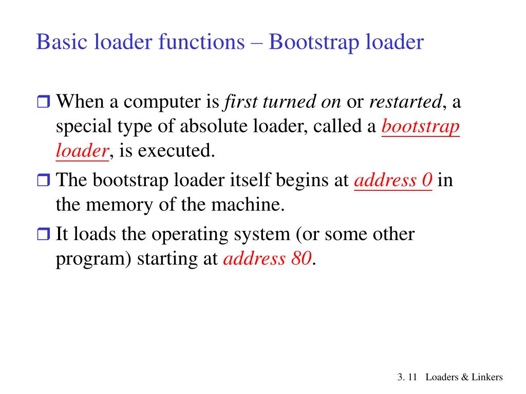 PPT Chapter III Loaders and Linkers PowerPoint Presentation, free