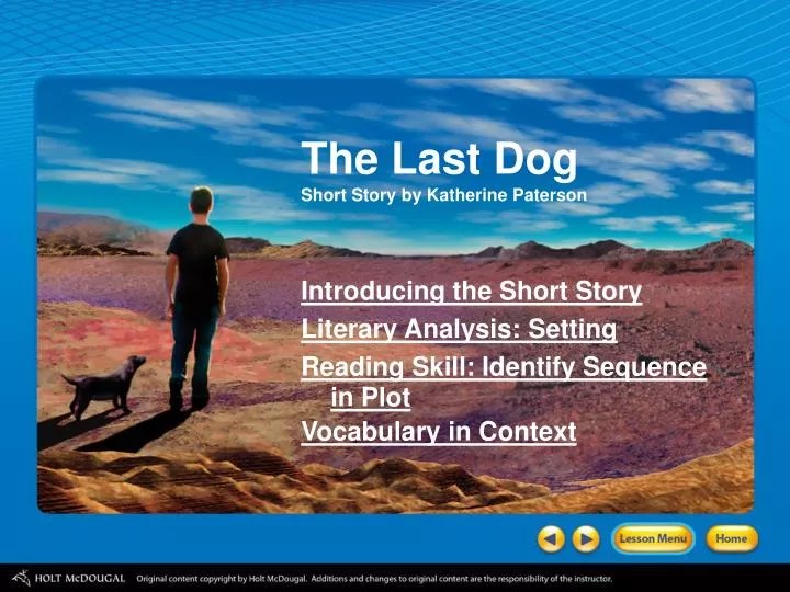 PPT The Last Dog Short Story by Katherine Paterson PowerPoint