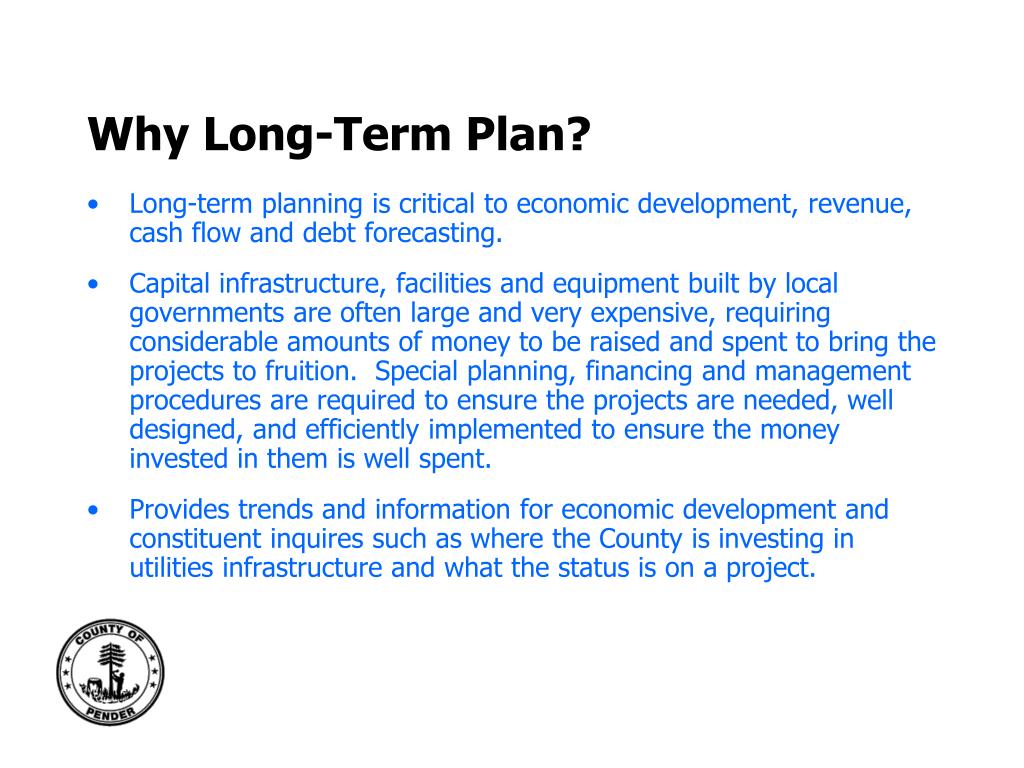 PPT Pender County Utilities C apital Improvement Plan (CIP