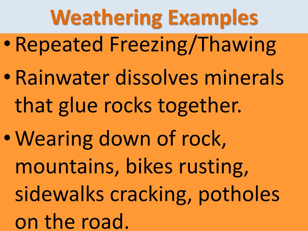PPT Chapter 8 Weathering & Soil Formation PowerPoint Presentation