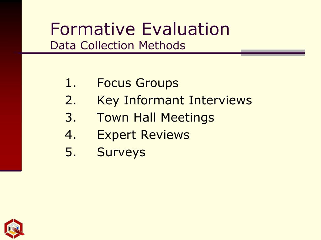 PPT FORMATIVE EVALUATION PowerPoint Presentation, free download ID