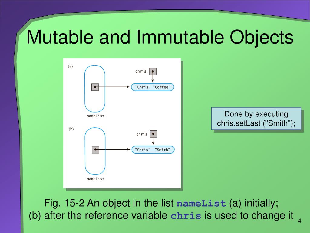 PPT Mutable, Immutable, and Cloneable Objects PowerPoint Presentation