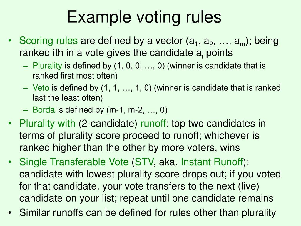 PPT Social choice (voting) PowerPoint Presentation, free download
