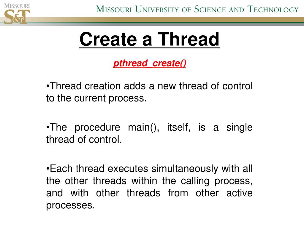 PPT THREAD IMPLEMENTATION PowerPoint Presentation, free download ID6098983