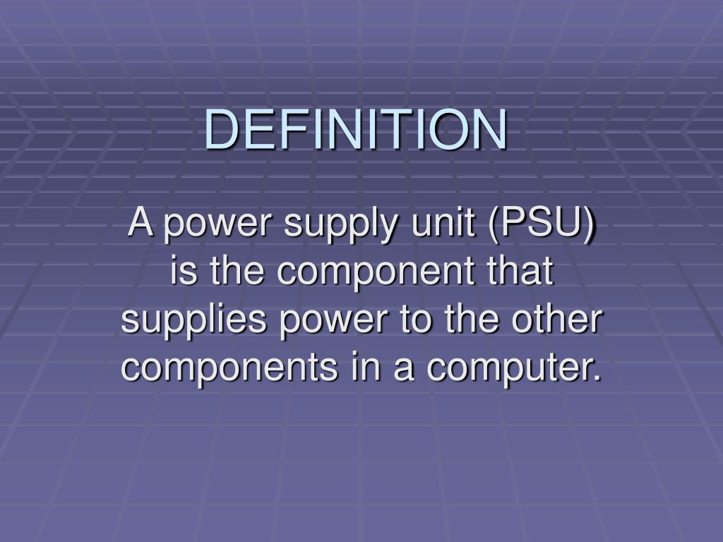 PPT POWER SUPPLY PowerPoint Presentation, free download ID6099058