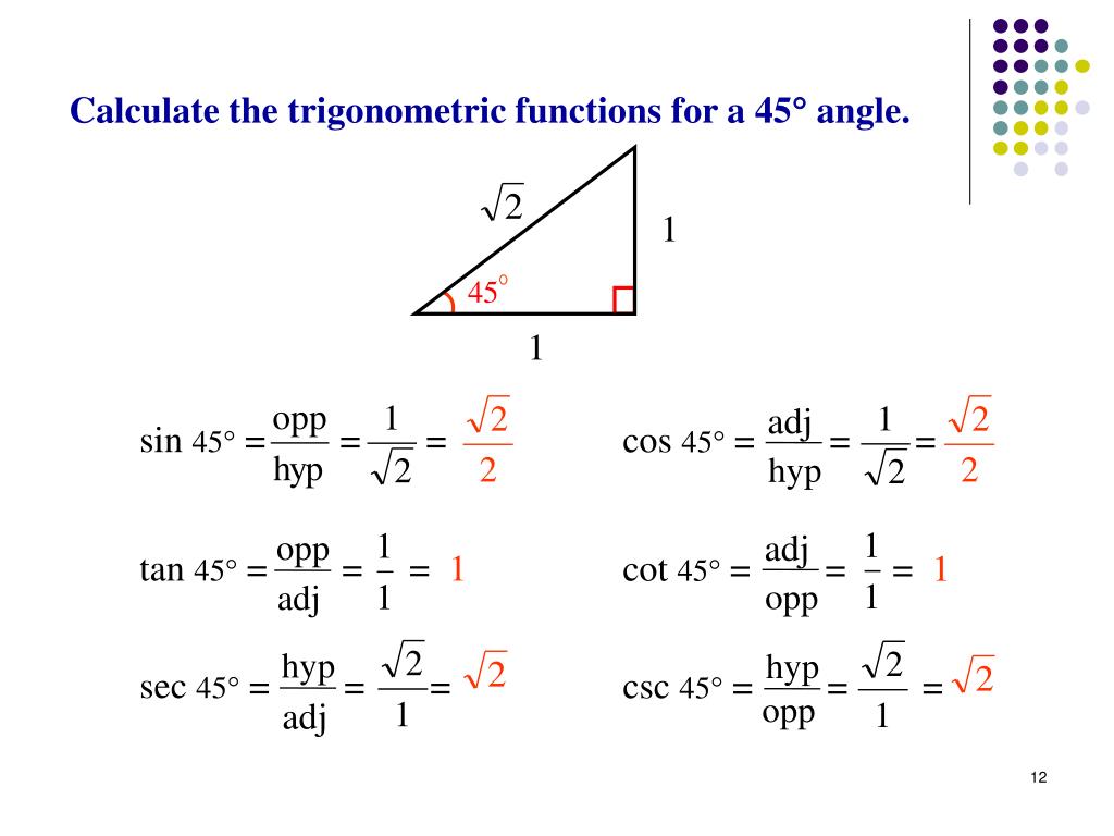PPT Right Triangle Trigonometry PowerPoint Presentation, free
