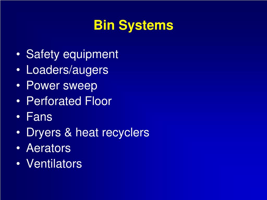 PPT Onfarm Bin Storage PowerPoint Presentation, free download ID6103425
