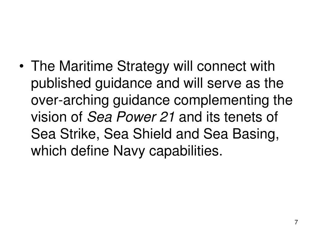 PPT A new Maritime Strategy PowerPoint Presentation, free download