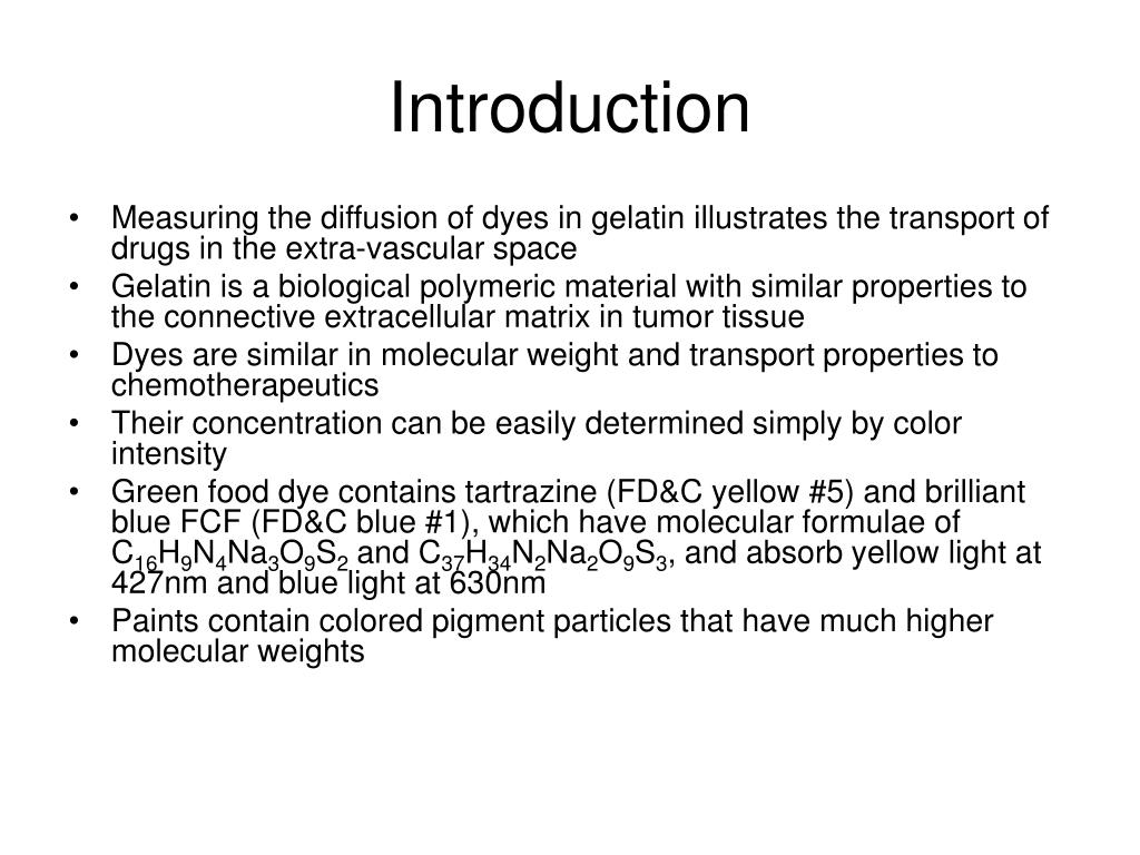 PPT Gelatin Diffusion Experiment PowerPoint Presentation, free