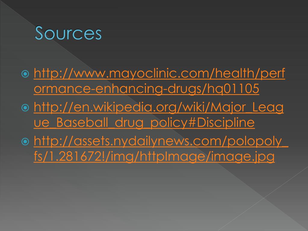 PPT Performance Enhancing Drugs In Sports PowerPoint Presentation