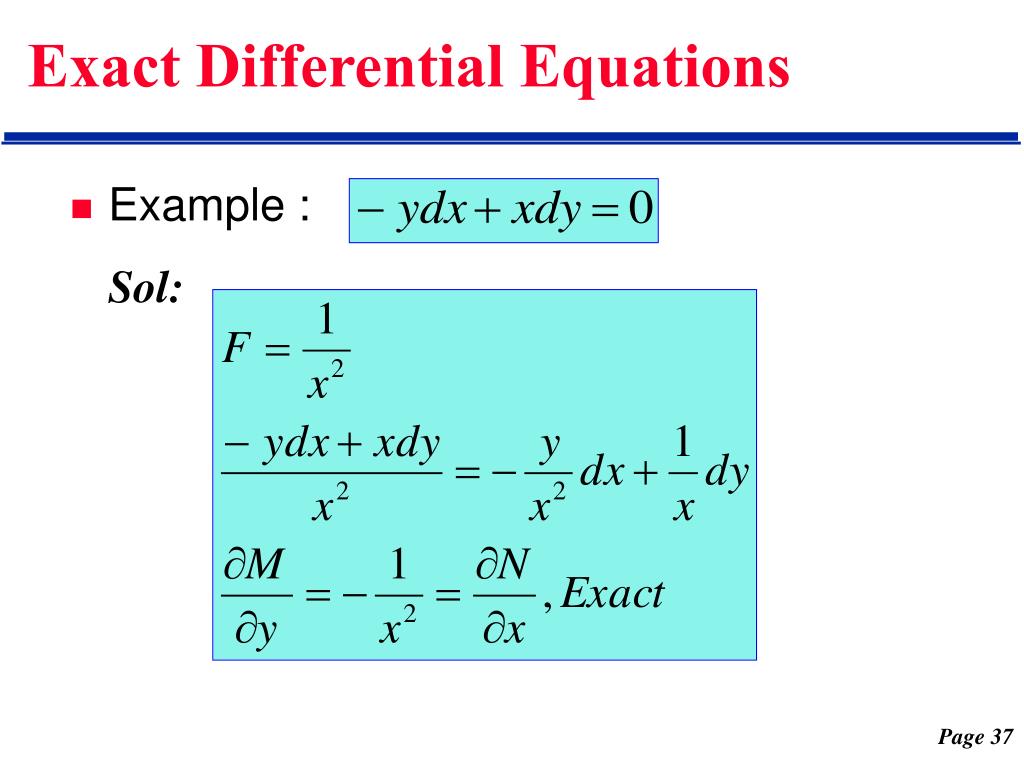 PPT Chap 1 FirstOrder Differential Equations PowerPoint Presentation