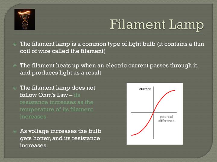 PPT CurrentPotential Difference Graphs PowerPoint