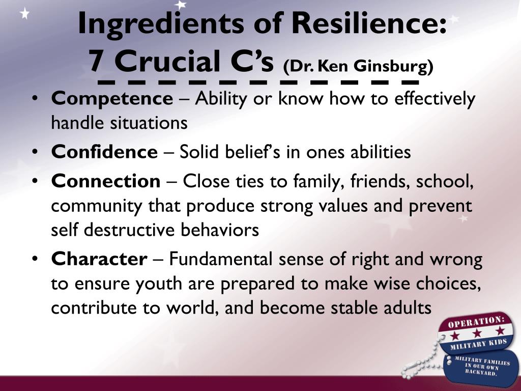 PPT Fostering Resiliency in Children and Youth