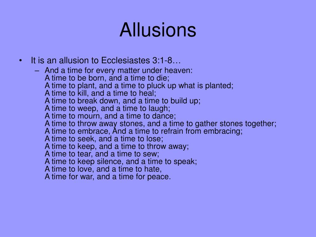 PPT Allusion PowerPoint Presentation, free download ID6114627