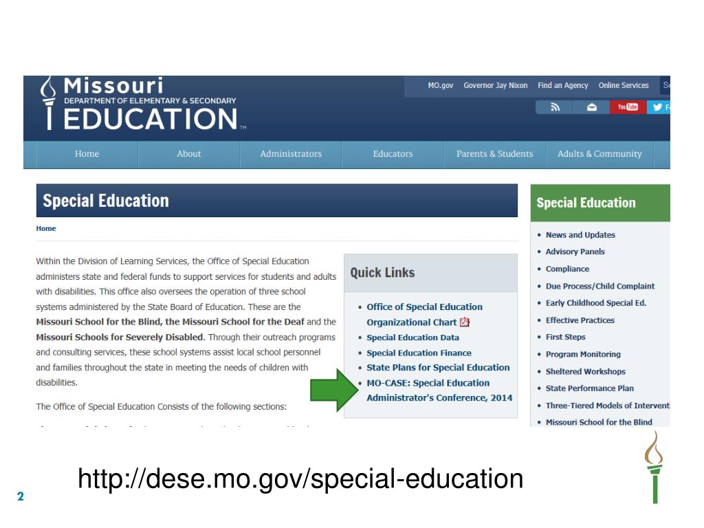 PPT Missouri Department of Elementary and Secondary Education PowerPoint Presentation ID6116272