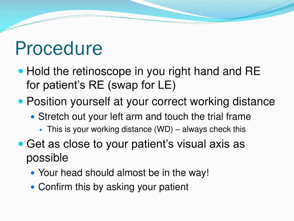 PPT Retinoscopy PowerPoint Presentation, free download ID6119694