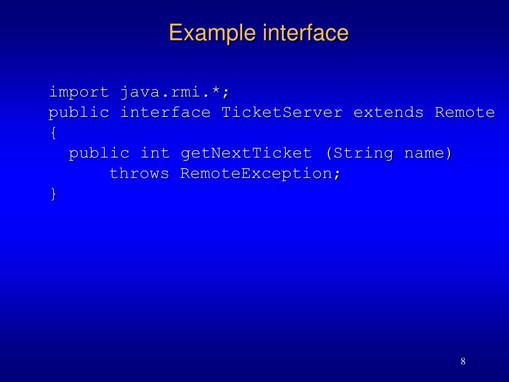 PPT Java RMI PowerPoint Presentation, free download ID6120735