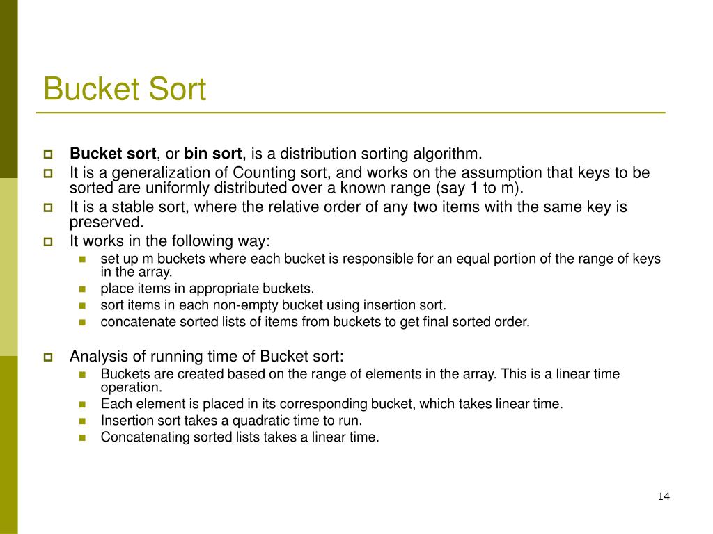 PPT Radix and Bucket Sort PowerPoint Presentation, free download ID