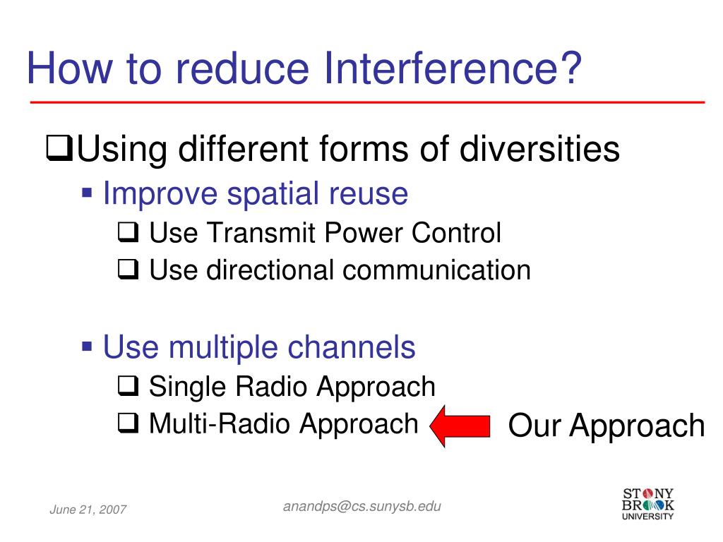 PPT Minimum Interference Channel Assignment in MultiRadio Wireless