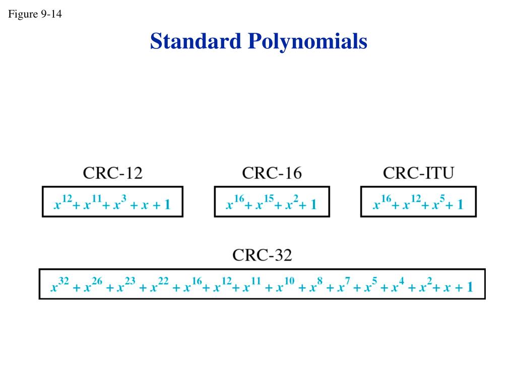 PPT Chapter 9 Error Detection and Correction PowerPoint Presentation