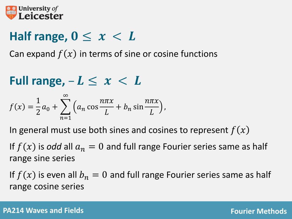 Half Range Fourier Cosine Series Formula 7yd7lyj9xgrxwm Fourier