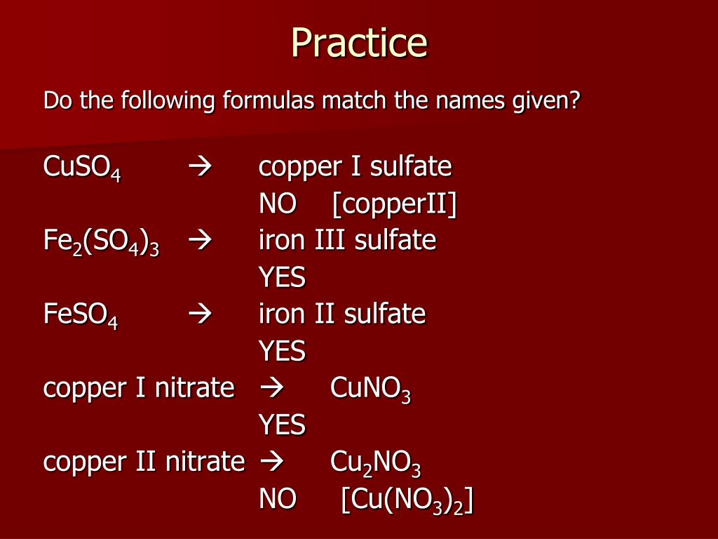 PPT Modern Chemistry Chapter 7 Chemical Formulas & Chemical Compounds