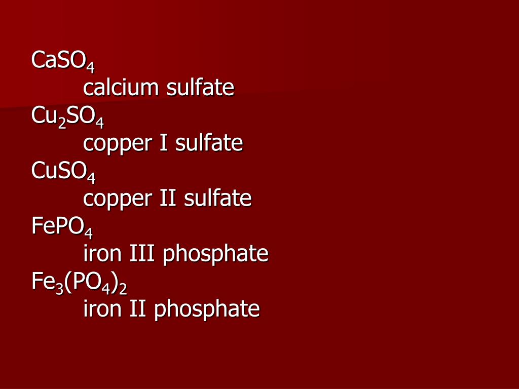 PPT Modern Chemistry Chapter 7 Chemical Formulas & Chemical Compounds