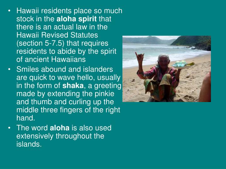 PPT Hawaiian Culture PowerPoint Presentation ID6133009