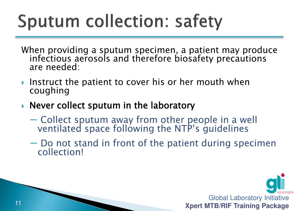 PPT Module 3 Collecting and transporting sputum specimens PowerPoint