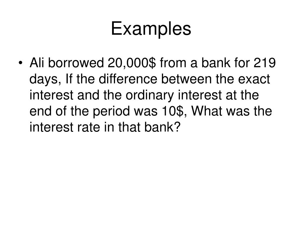 PPT Simple Interest PowerPoint Presentation, free download ID6136852