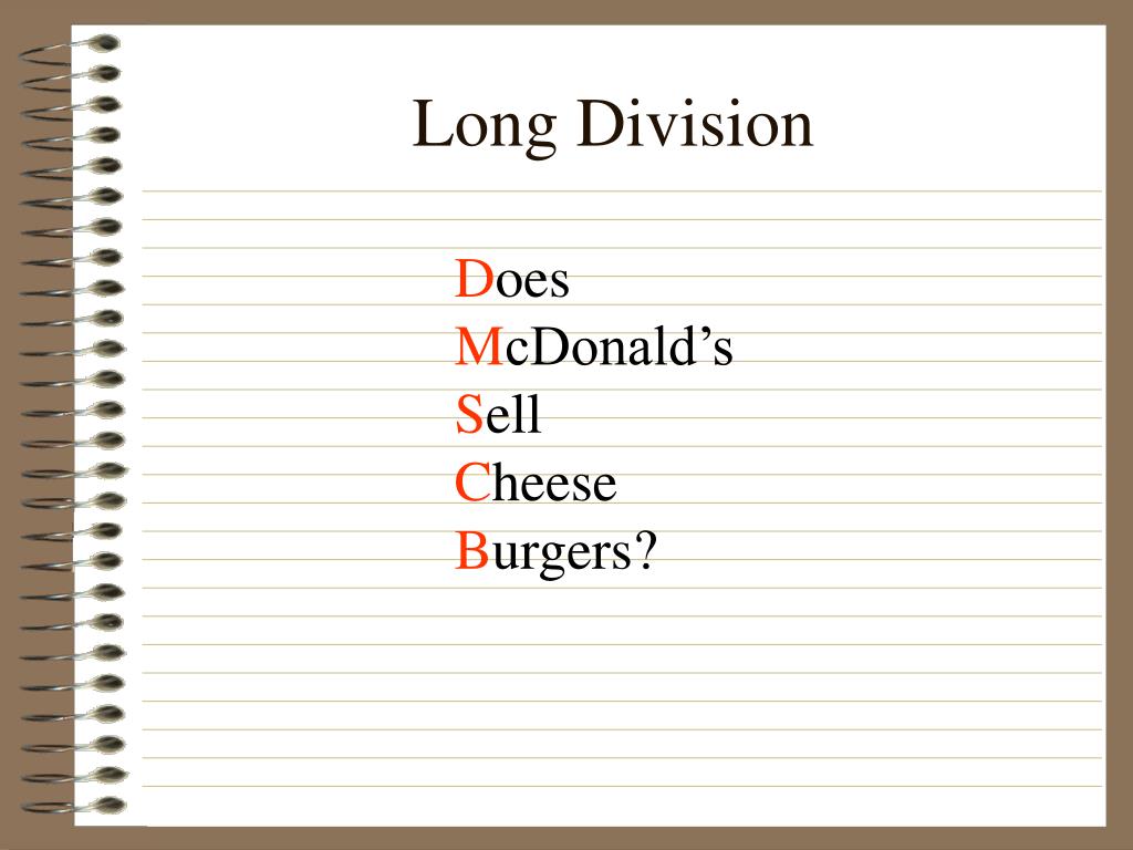 PPT Long Division PowerPoint Presentation, free download ID6136921