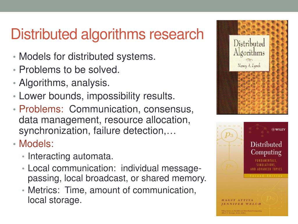 PPT Distributed Algorithms and Biological Systems PowerPoint